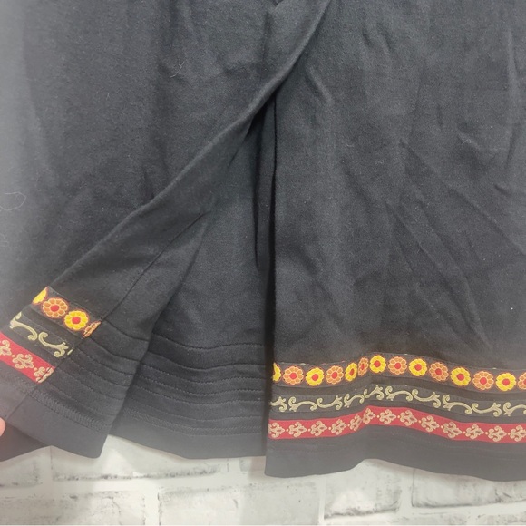 Bechamel Black Maxi Pull On Skirt Back Slit w/Pockets NWT  Small - Picture 4 of 7